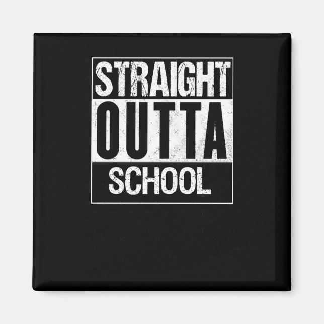 Rak Outta School 1 Magnet (Framsidan)