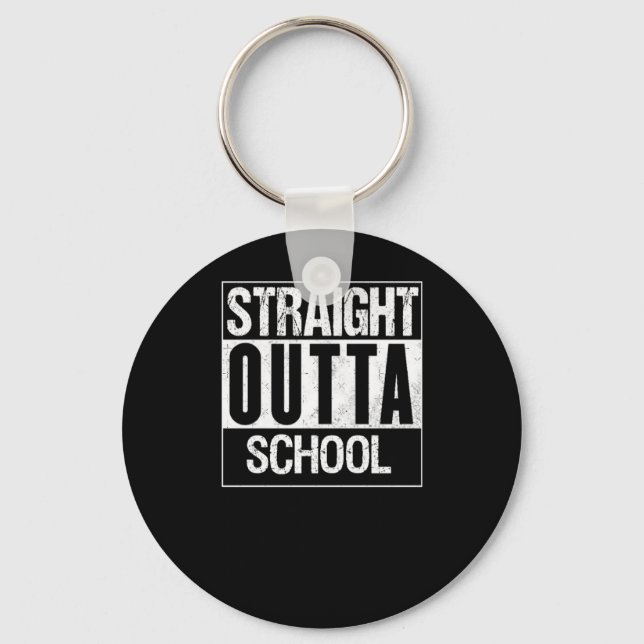 Rak Outta School 1 Nyckelring (Framsida)
