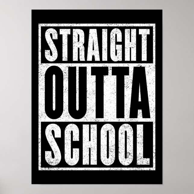 Rak Outta School (avskärmad version) Poster (Framsidan)