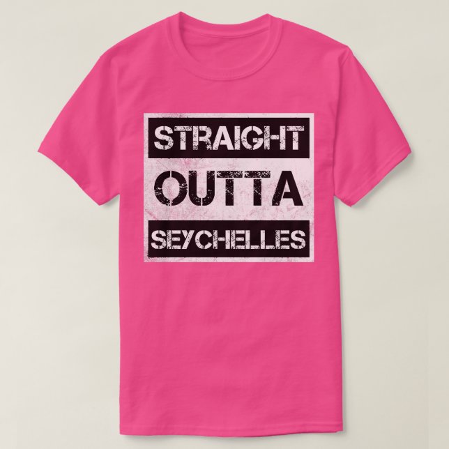 Rak Outta Seychelles Traveler Gift Land Ex T Shirt (Design framsida)