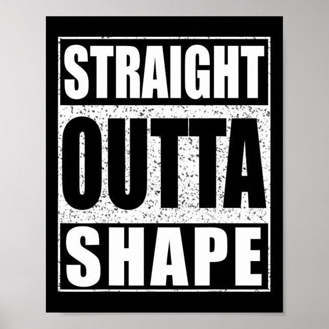 Rak Outta Shape Workout Poster (Framsidan)