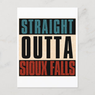 Rak Outta Sioux Falls South Dakota SD Vykort