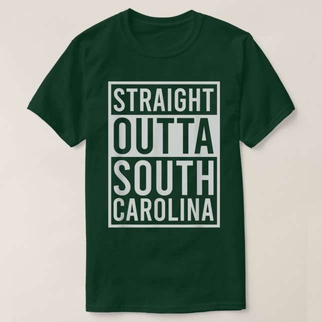 Rak Outta South Carolina City SC Roligt Surprise T Shirt (Design framsida)