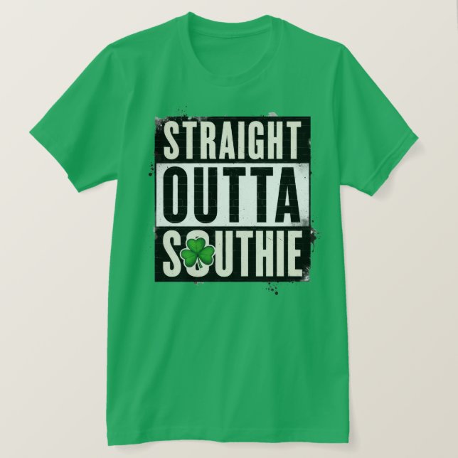 Rak Outta Southie Boston T Shirt (Design framsida)