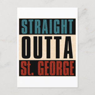 Rak Outta St. George Utah UT Vykort