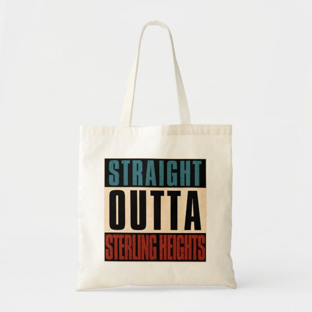 Rak Outta Sterling Heights Michigan MI Tygkasse (Framsidan)