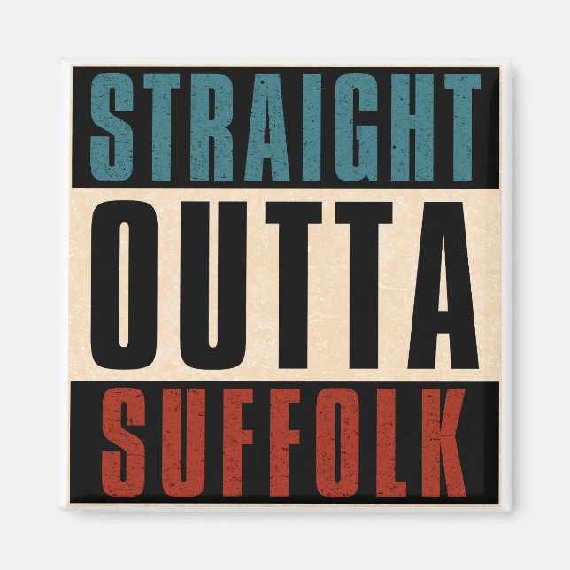 Rak Outta Suffolk Virginia VA Magnet (Framsidan)