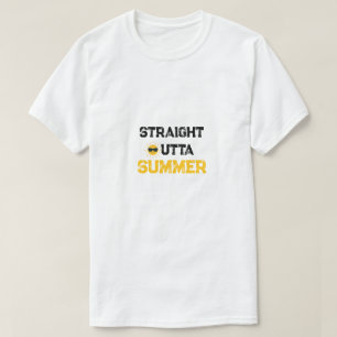 Rak Outta Summer Funny Back to school T-Shirt
