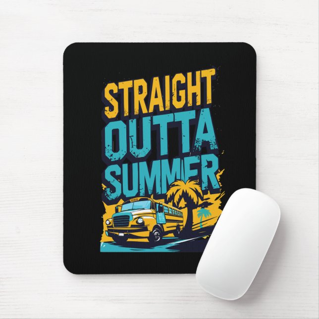 Rak Outta Summer - Retro Back to School Musmatta (Med mus)