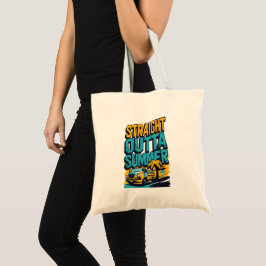Rak Outta Summer - Retro Back to School Tygkasse