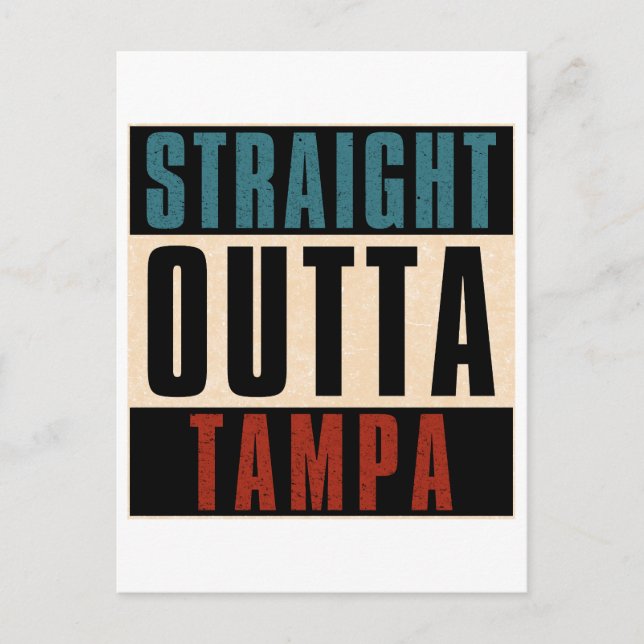 Rak Outta Tampa Florida FL Helg Vykort (Framsida)