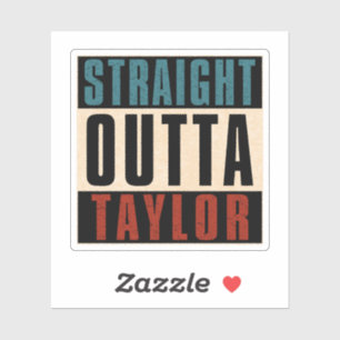 Rak Outta Taylor Michigan MI Klistermärken