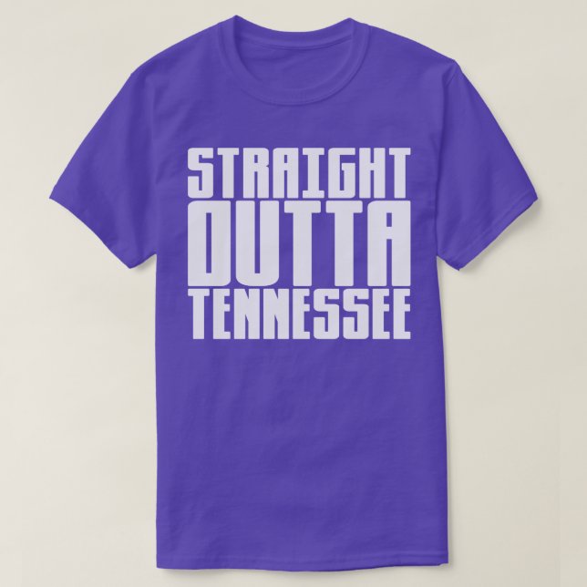 Rak Outta Tennessee T Shirt (Design framsida)