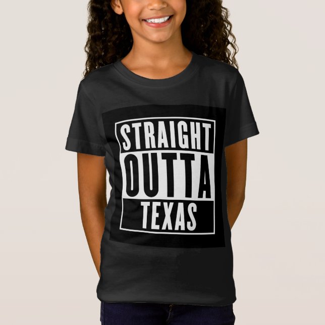Rak Outta Texas Vintage T Shirt (Framsida)