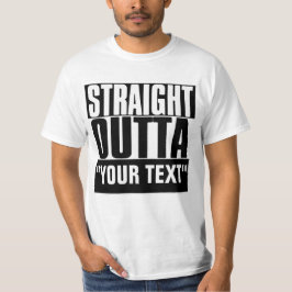 RAK OUTTA "TEXT" T-SHIRT