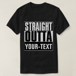 RAK OUTTA "TEXT" T-SHIRT