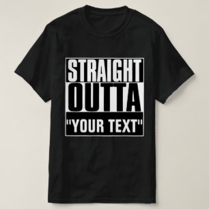 RAK OUTTA "TEXT" T-SHIRT