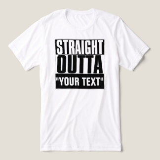 RAK OUTTA "TEXT" T-SHIRT