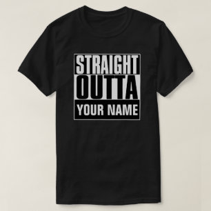 RAK OUTTA "TEXT" T-SHIRT