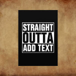 RAK OUTTA - texten här med anpassningsbar<br><div class="desc">RAK OUTTA - texten här med anpassningsbar</div>