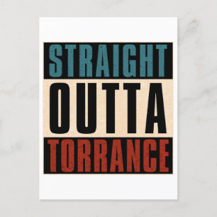 Rak Outta Torrance California CA Vykort