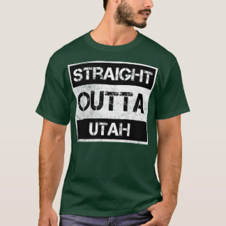 Rak Outta Utah UT Vintage Distress Souvenir T Shirt
