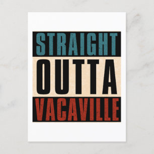 Rak Outta Vacaville California CA Vykort
