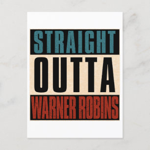 Rak Outta Warner Robins Georgia GA Vykort