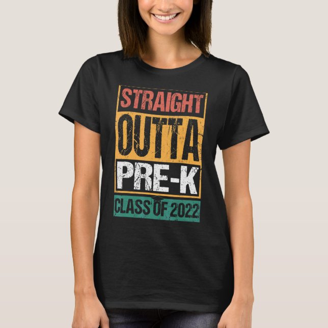 Rak propp före K Preschool Studenten 2 T Shirt (Framsida)
