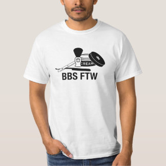 Rak rakkniv för BBS FTW - ljus utslagsplats T-shirt