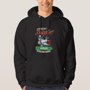 Rak resa till Grekland med min stamfamilj V Hoodie