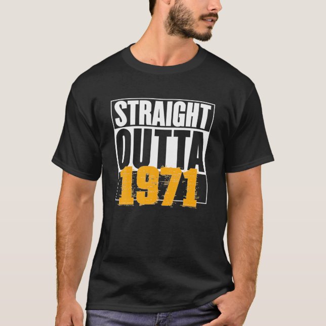 Rak Roligt 1971 T Shirt (Framsida)