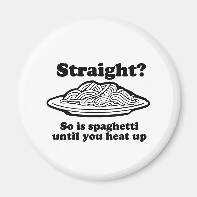 RAK? Så är fallet med spaghetti Magnet (Framsidan)