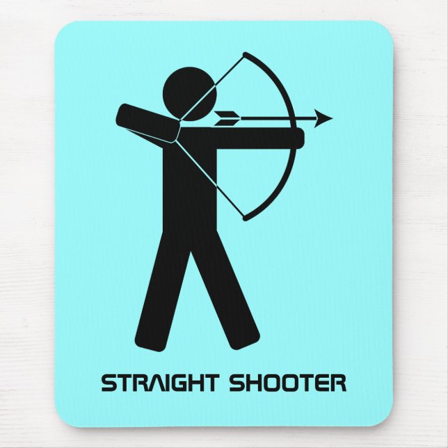 Rak Shooter mousepad aqua Musmatta (Framsidan)