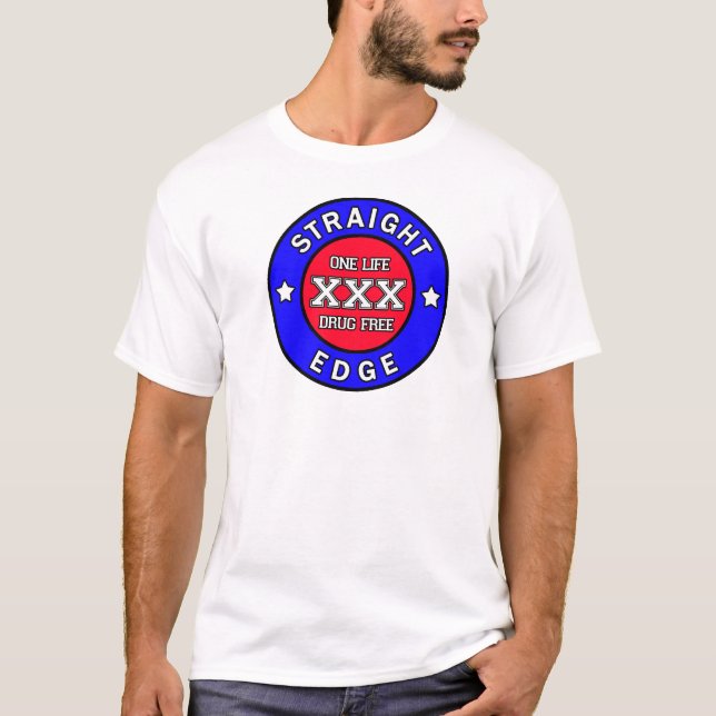 Rak skjorta tee shirt (Framsida)