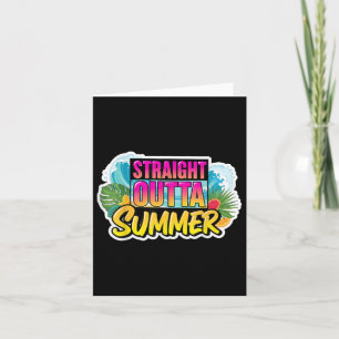 Rak sommardag Back to school första dagen - avgång Kort