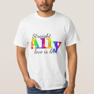 Rak T-tröja för bundsförvantgiftermåljämstäl T-shirt
