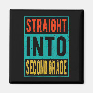 Rak till andra Klass Back to school andra Grad Magnet