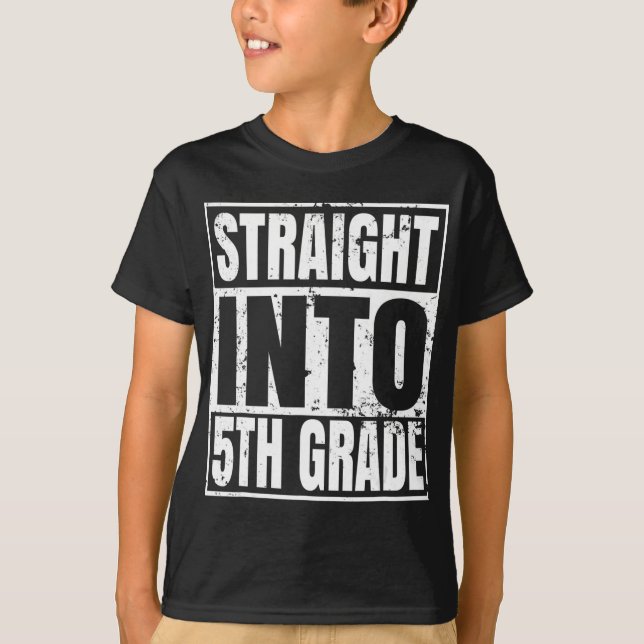 Rak till femte Klass-gåvan T Shirt (Framsida)