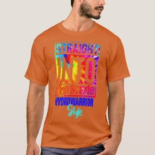 Rak till fjärde Klass-vattendragaren stil 4th gra T Shirt