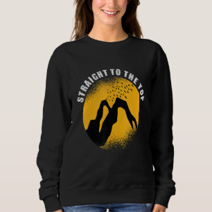 Rak till överkanten av bergen som ropar högt V T Shirt