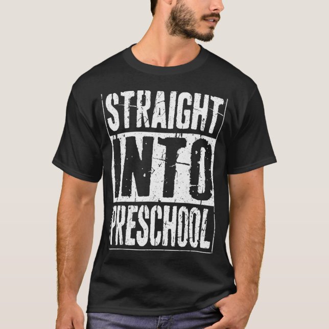Rak till Preschool Back to school T Shirt (Framsida)