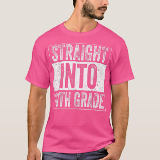 Rak till tionde Klass-Back to school tionde Grad T Shirt