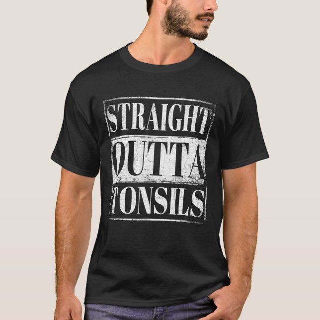 Rak Tonsillavlägsnande Tonsilit-kirurgi T Shirt (Framsida)