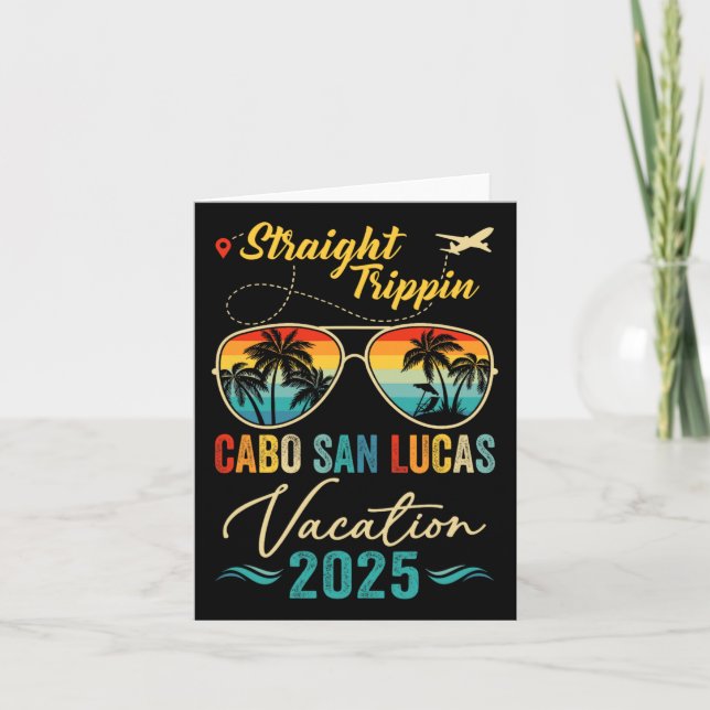 Rak Trippin Cabo San Lucas 2025-familjesammanträda Kort (Framsida)