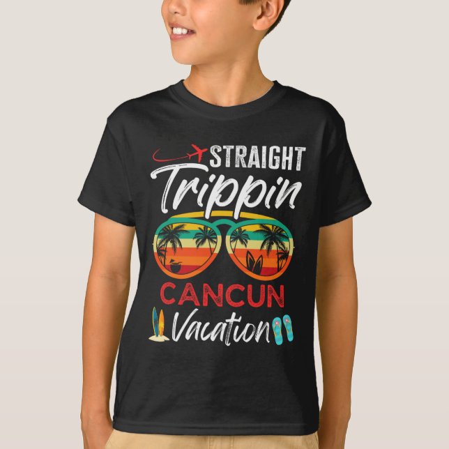 Rak Trippin Cancun Mexico Par Family Vaca T Shirt (Framsida)