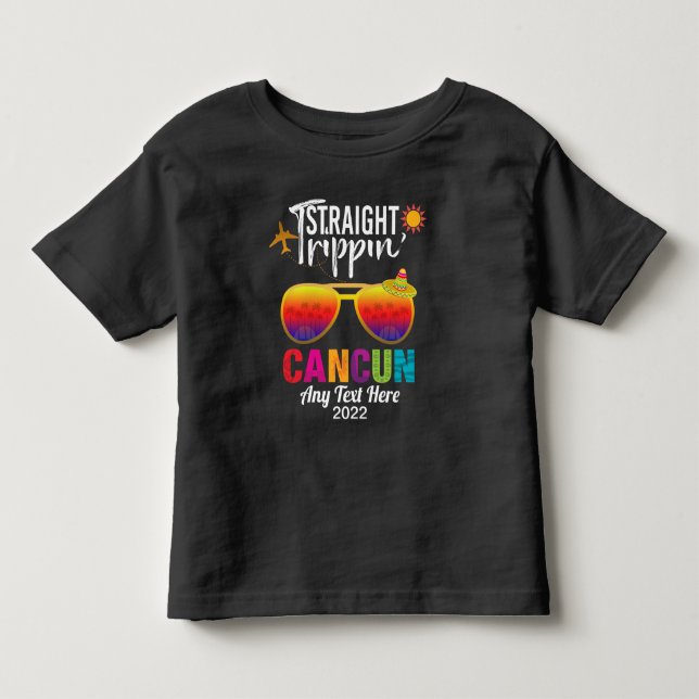 Rak trippin Cancun Mexico Travel Vacation  T Shirt (Framsida)