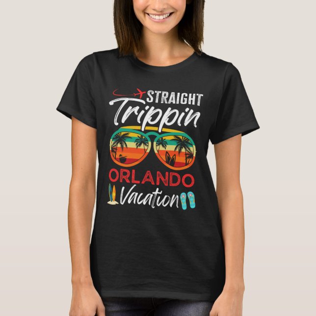 Rak Trippin Orlando Par Family Vacation G T Shirt (Framsida)