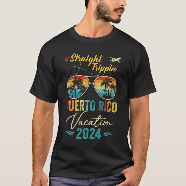 Rak Trippin Puerto Rico 2024 Family Summer Va T Shirt (Framsida)