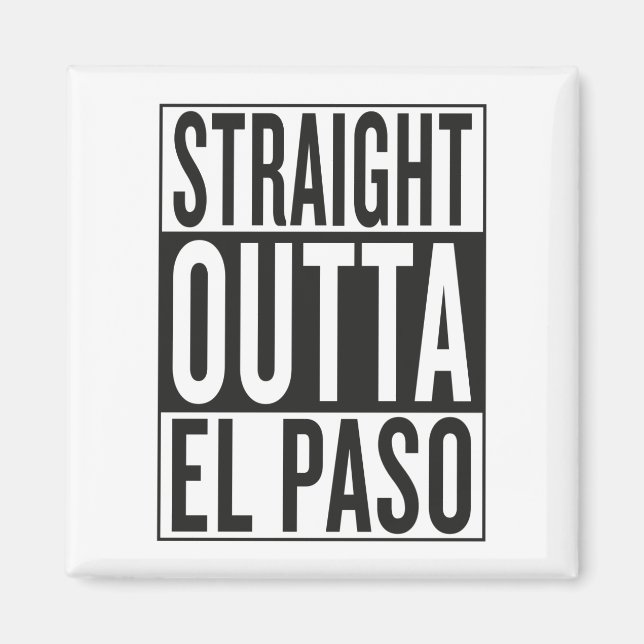 rak ut El Paso Magnet (Framsidan)
